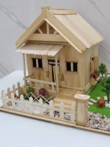 Miniature House handmade bằng gỗ